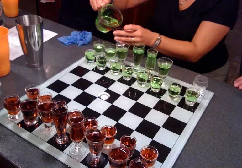 3. Playing Drinking Games (Image Credits: Wikimedia)