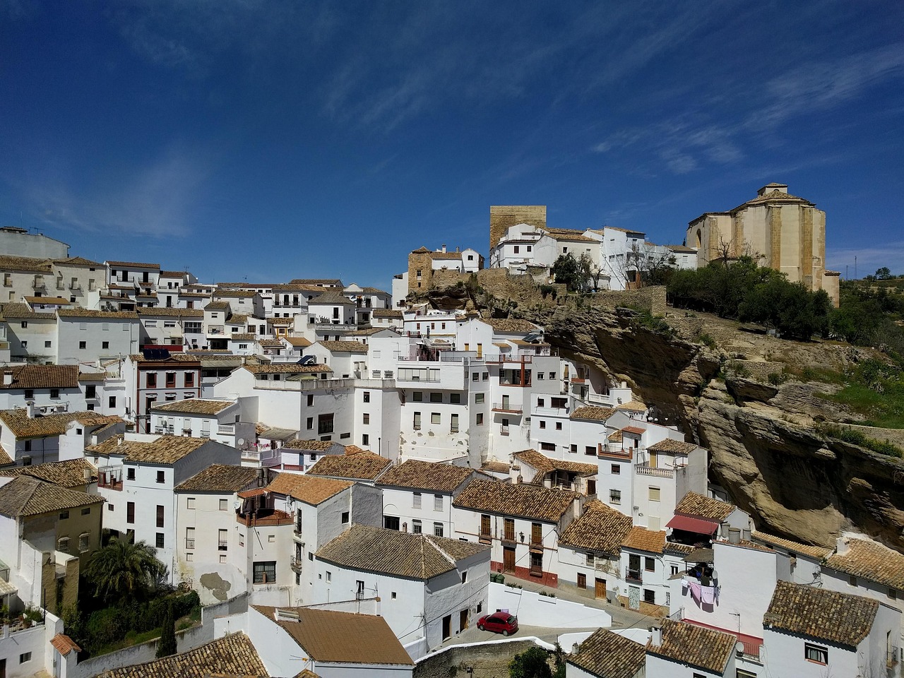 Setenil de las Bodegas, Spain - The Village That Lives Under Rock (Image Credits: Pixabay)