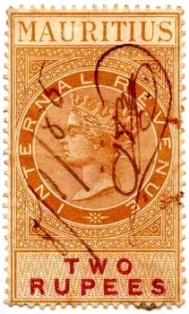 Mauritius Post Office Stamps (Image Credits: Wikimedia)