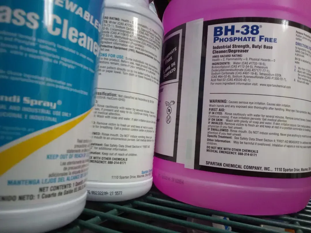 1. Household Hazardous Chemicals (Image Credits: Unsplash)