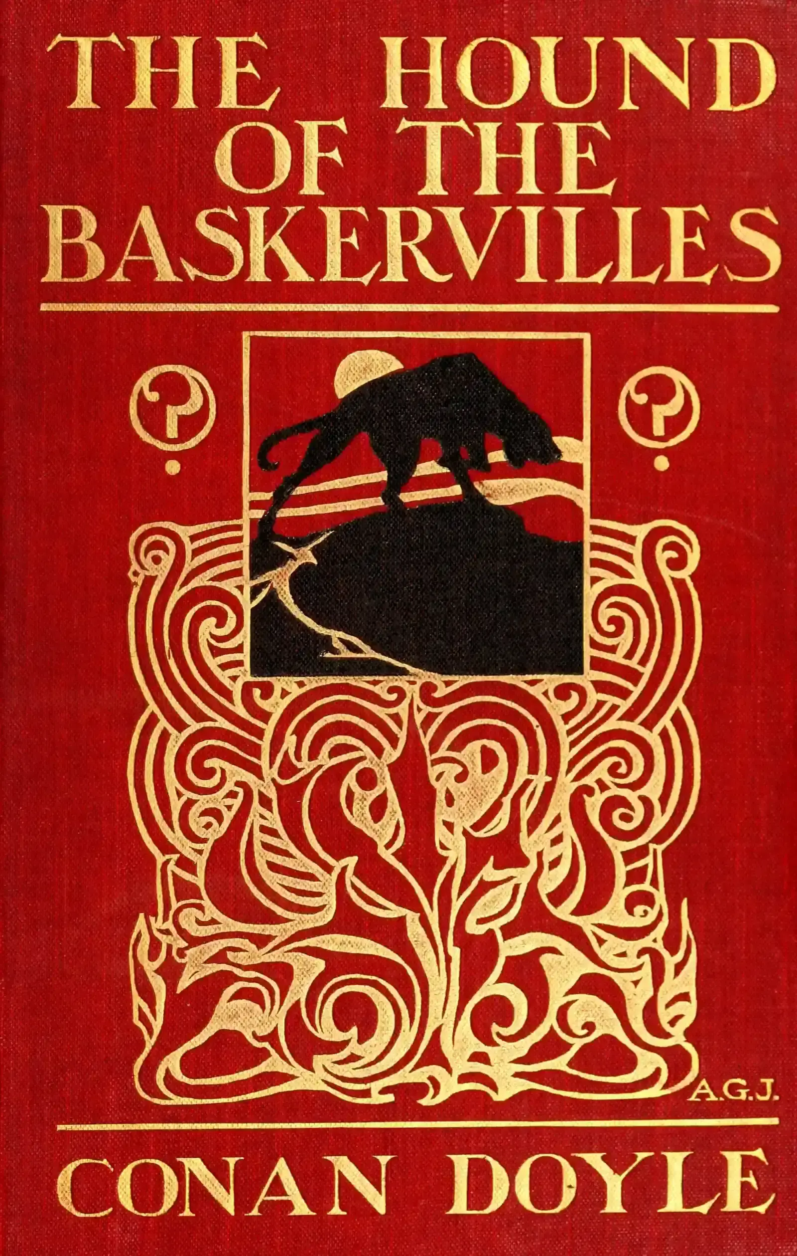 7. The Hound of the Baskervilles by Arthur Conan Doyle (1902) - The Gothic Mystery Crossover (Image Credits: Internet Archive identifier: houndofbaskervil00doylrich, Public domain)