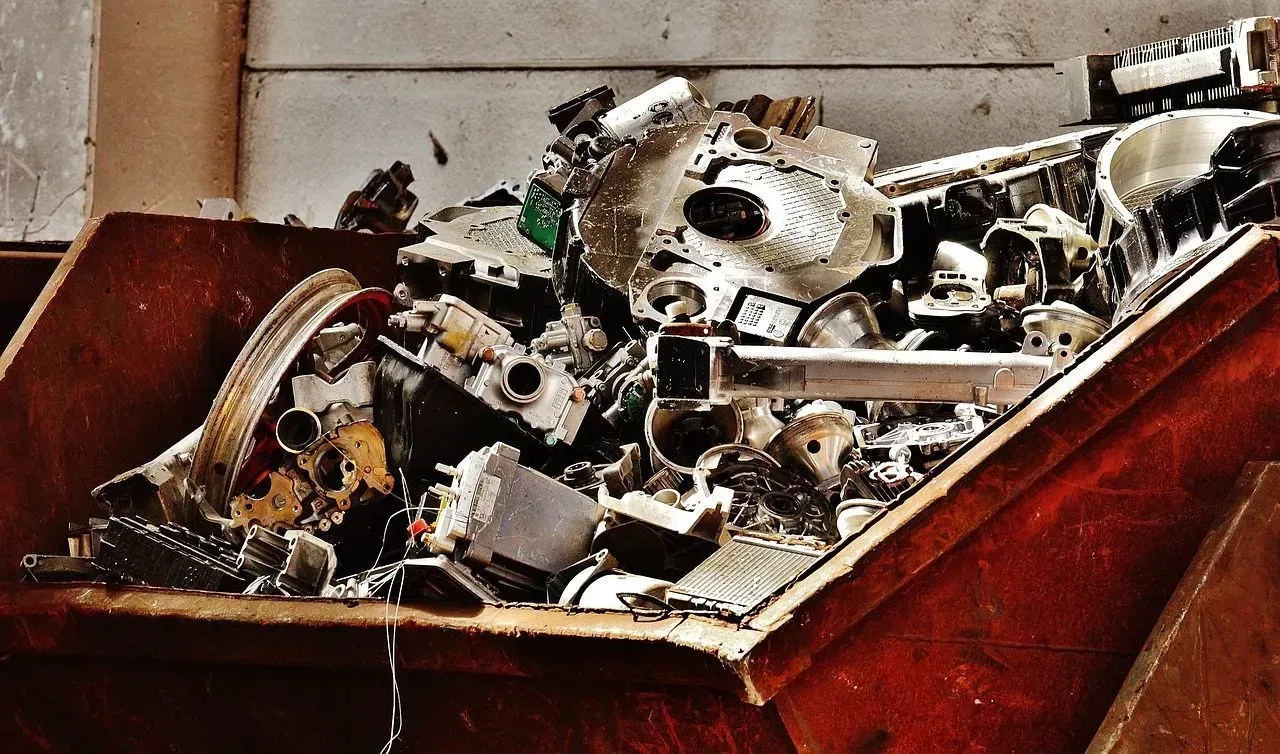 Automotive Parts and Scrap Metal (Image Credits: Pixabay)