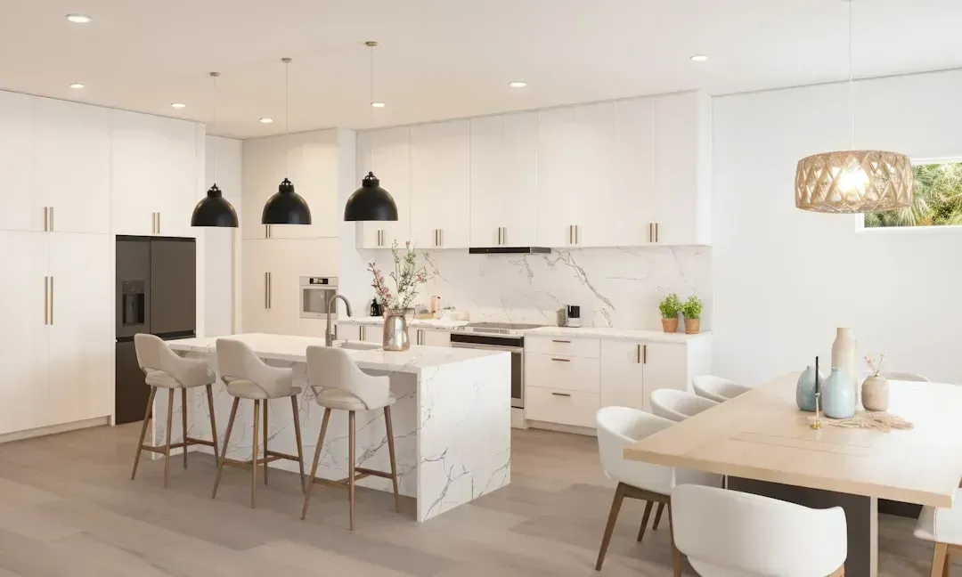Waterfall Countertops (Image Credits: Unsplash)