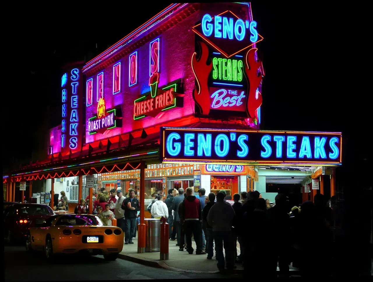 10. Geno's Steaks, Philadelphia - Pennsylvania, USA (Image Credits: Pixabay)