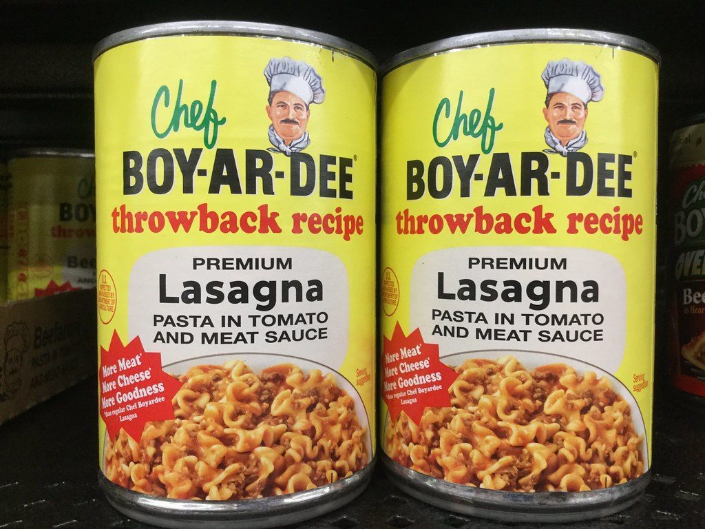 Chef Boyardee Spaghetti and Ravioli (Image Credits: Flickr)