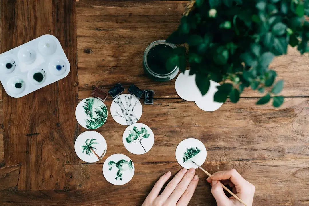 Hand Stamped or Painted Ceramic Dishes (Image Credits: Unsplash)