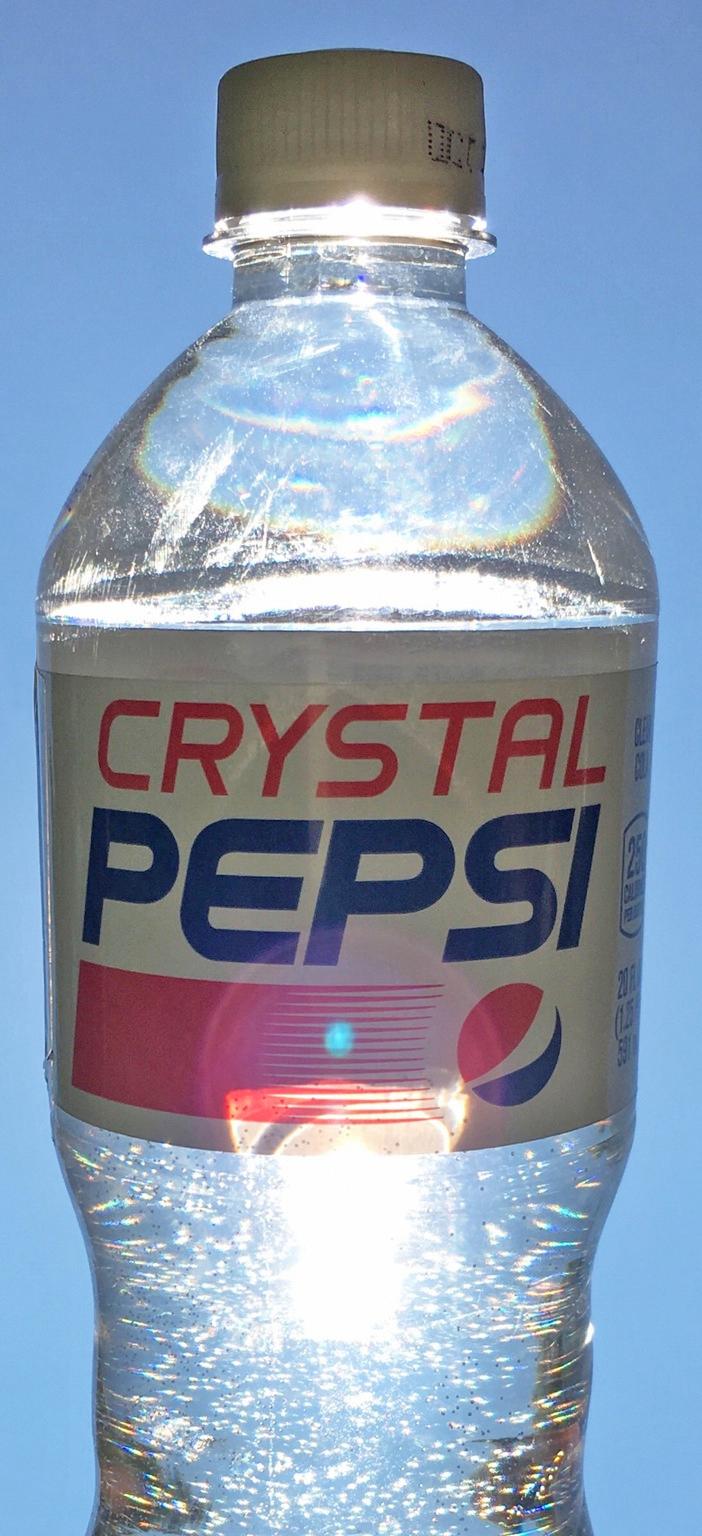 Crystal Pepsi - The Clear Cola That Made Zero Sense (Image Credits: Wikimedia)