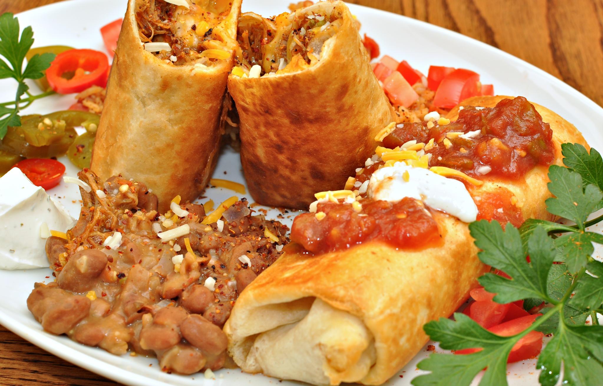 Chimichanga (Image Credits: Wikimedia)