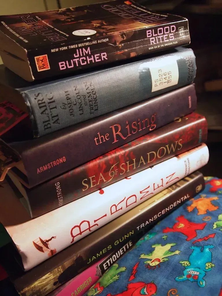 Books on Etiquette and Entertaining Somewhere on the Shelves (Image Credits: Flickr)