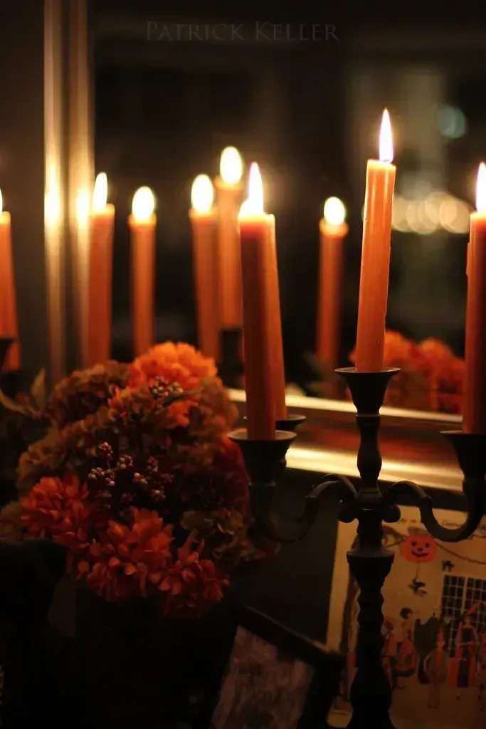6. Vintage Candlesticks and Ambient Lighting (Image Credits: Flickr)