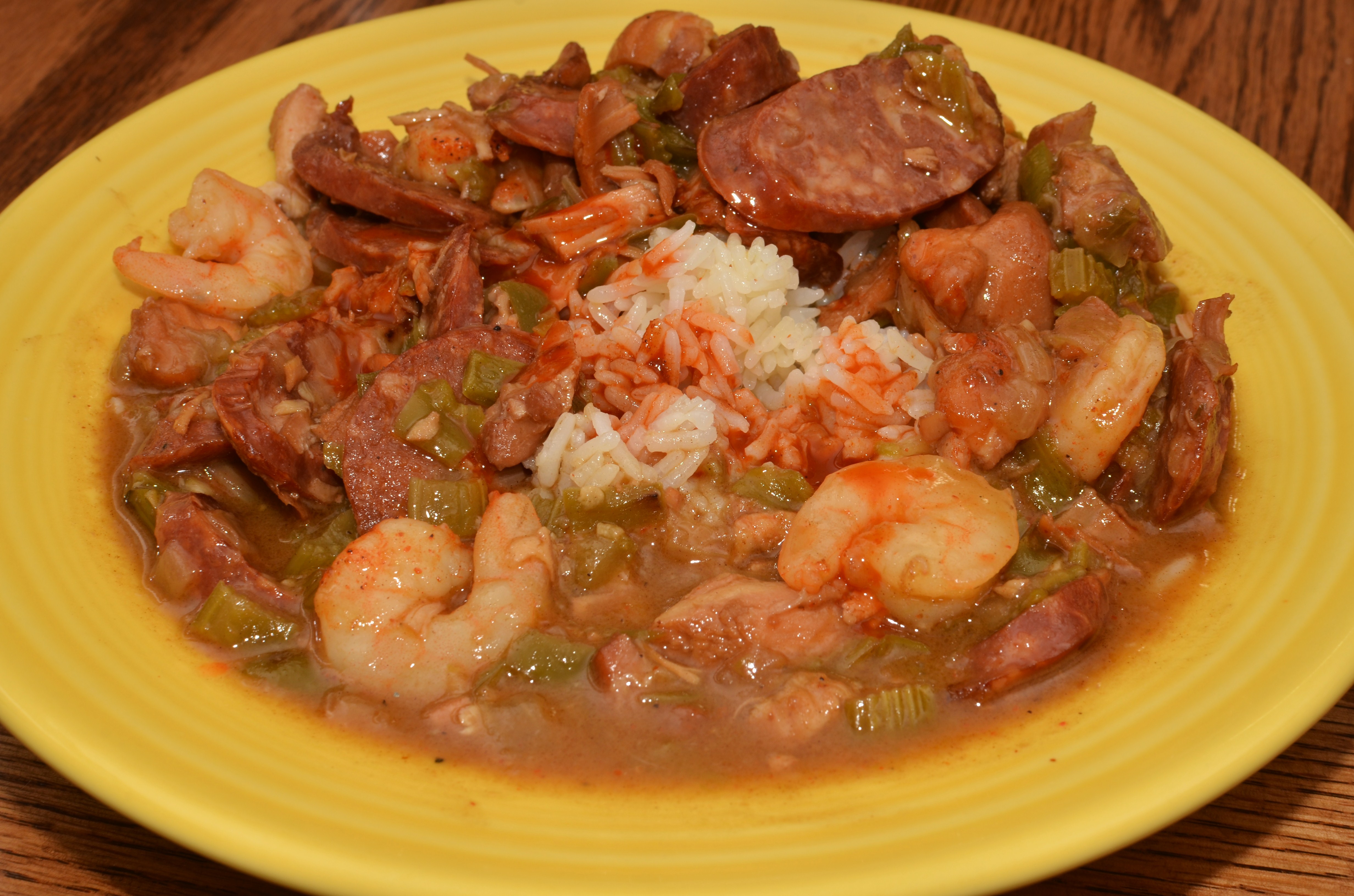 Shrimp and Sausage Jambalaya (image credits: wikimedia)