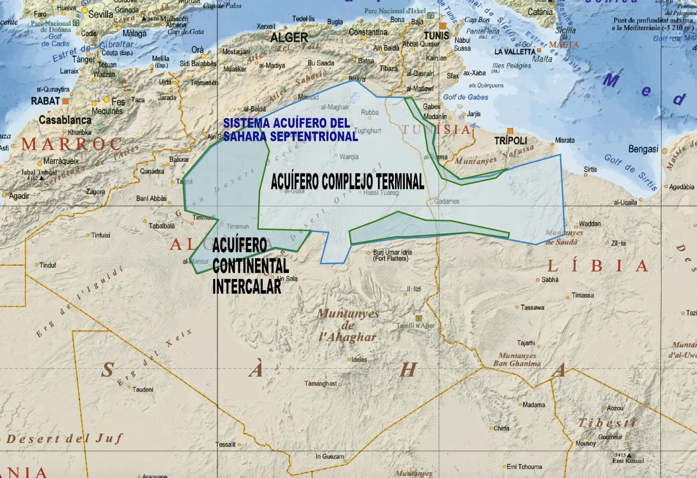 1. The Nubian Sandstone Aquifer System: Africa's Ancient Water Vault (Image Credits: Wikimedia)