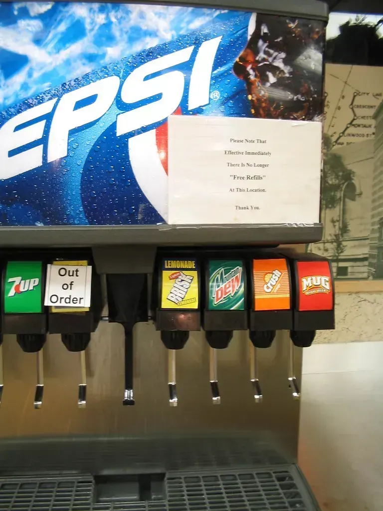 Franchisees Have the Power to Charge for Refills (Image Credits: Flickr)