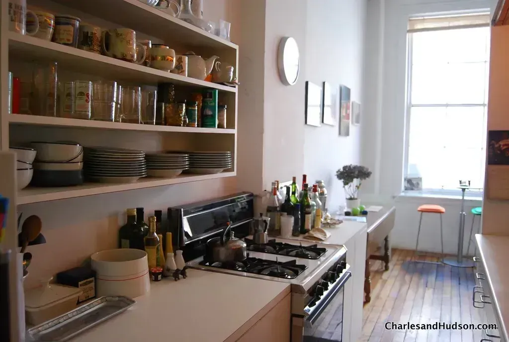 2. Open Shelving in the Kitchen (Charles & Hudson, Flickr, CC BY-SA 2.0)