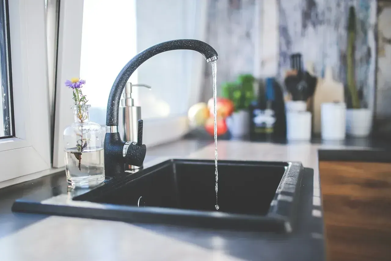 6. Flat Matte Black Cabinets (Image Credits: Pixabay)