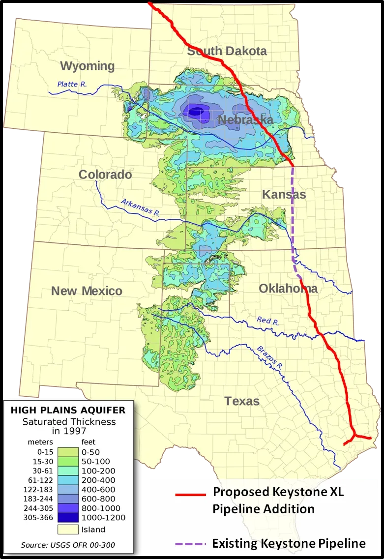 2. The Ogallala Aquifer: America's Vanishing Breadbasket Battery (Image Credits: Wikimedia)