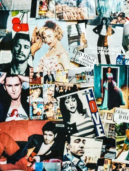 2. Collage Art from Old Magazines (Image Credits: Pexels)