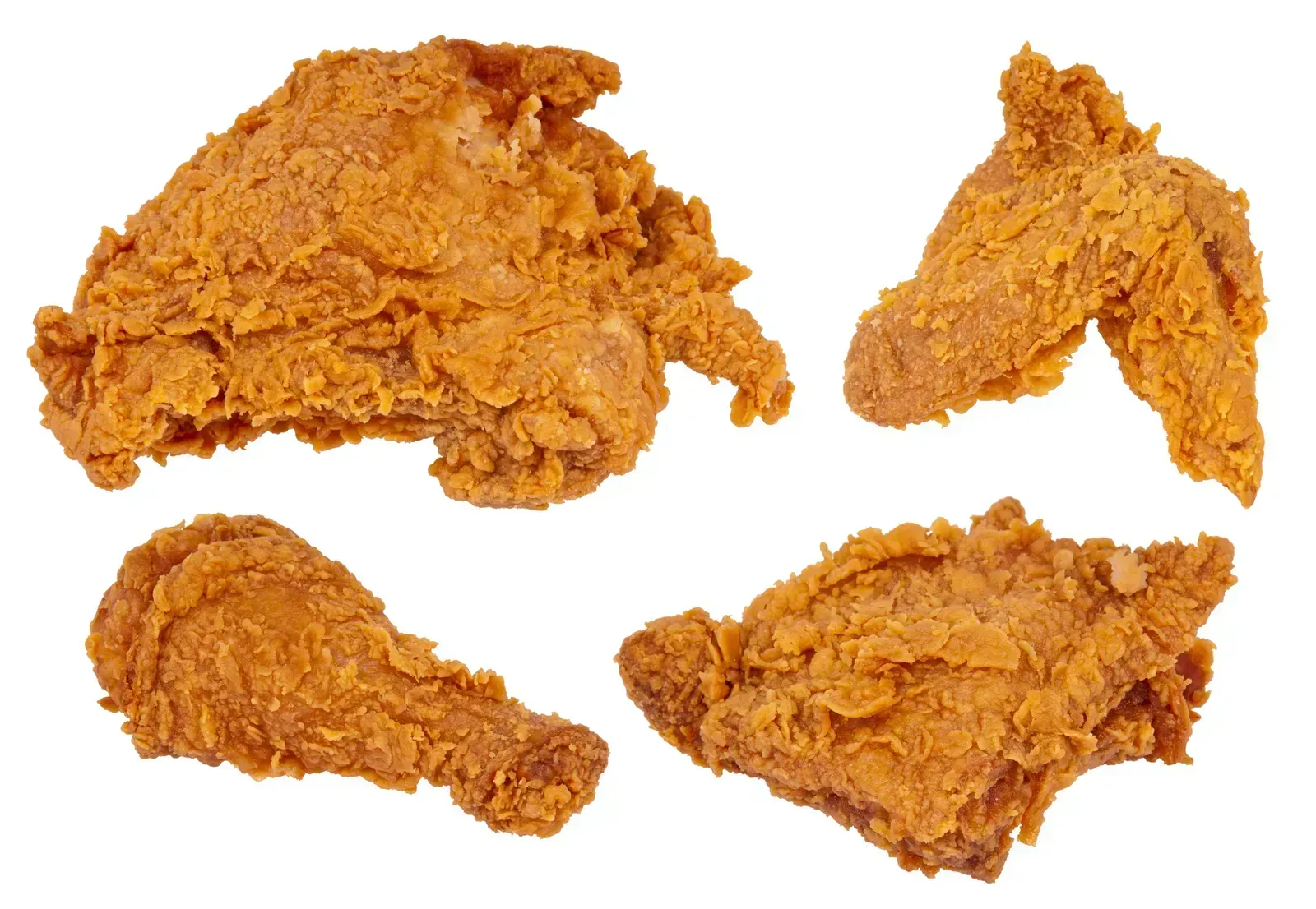 12. Fried Chicken Pieces (Image Credits: Wikimedia)