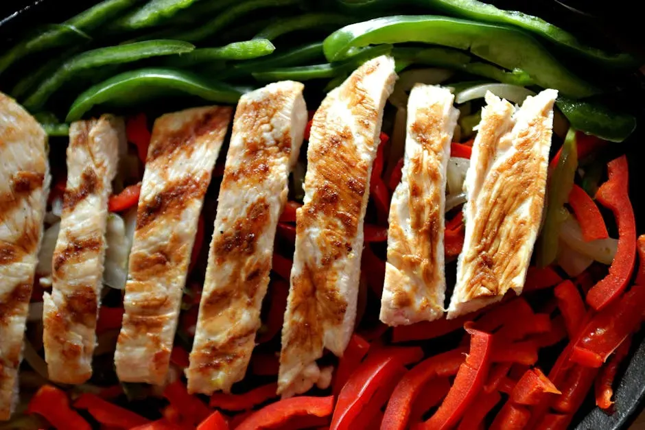 3. Sheet Pan Chicken Fajitas (Image Credits: Pexels)