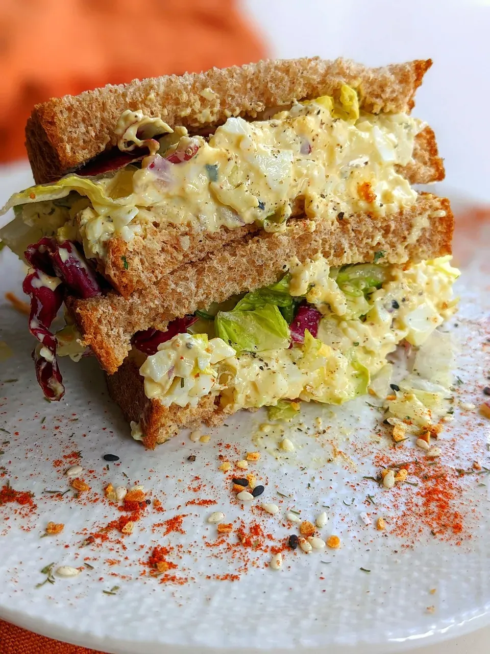 Egg Salad on Pumpernickel (Image Credits: Pixabay)