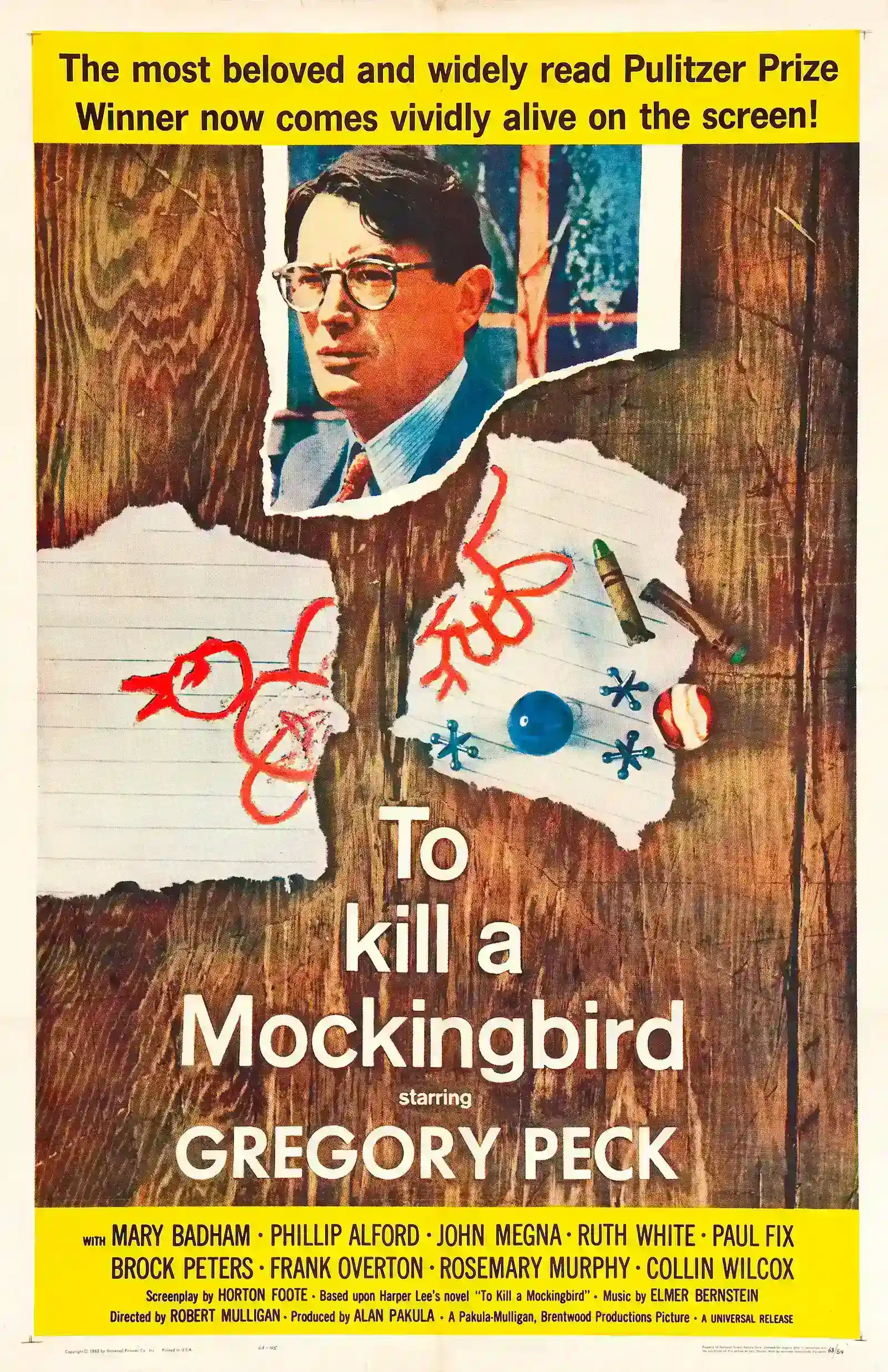 15. To Kill a Mockingbird by Harper Lee (1960) - Southern Gothic and Social Conscience Fiction (Scan via Heritage Auctions. Cropped from original image., Public domain)