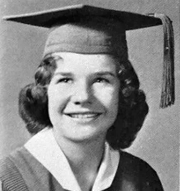 7. Janis Joplin Bankrolled Her Own Posthumous Party (The Yellow Jacket, yearbook of Thomas Jefferson High School, Port Arthur, Texas, Public domain)