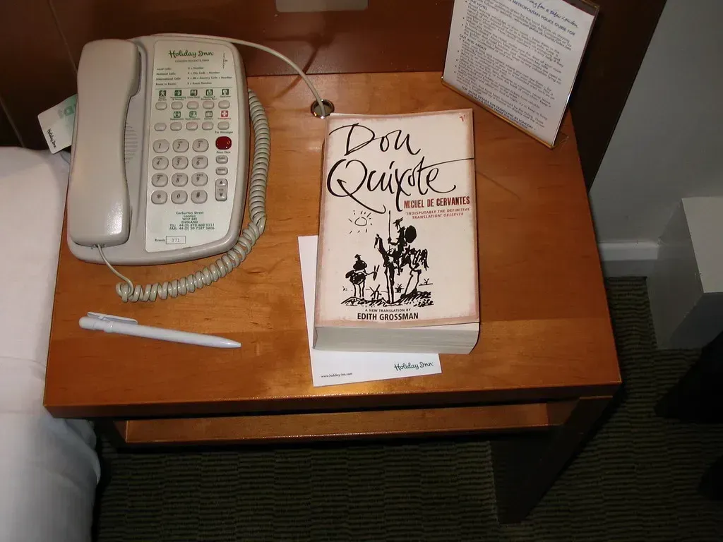 1. Don Quixote by Miguel de Cervantes (1605/1615) - The Birth of the Modern Novel (chillihead, Flickr, CC BY 2.0)