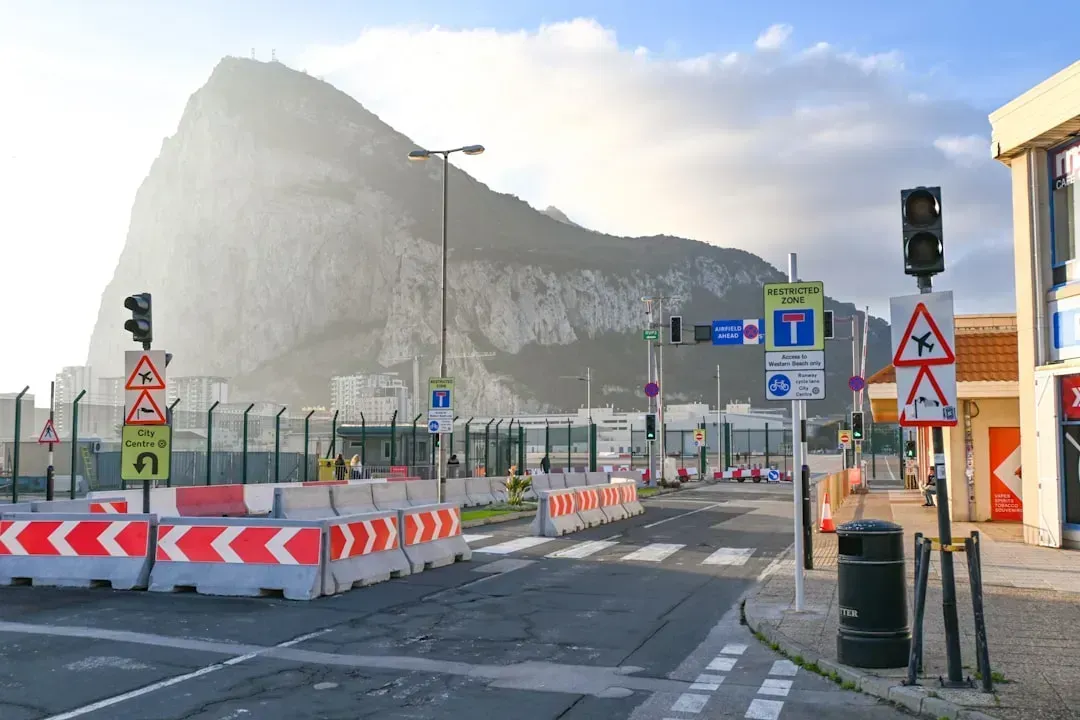 7. Gibraltar International Airport - Where Cars and Planes Share the Same Road (Image Credits: Unsplash)