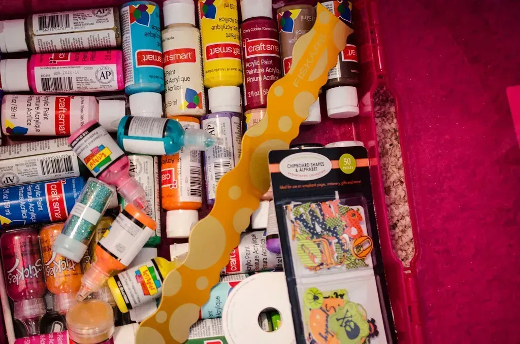 Craft Supplies and Adhesives (Image Credits: Flickr)