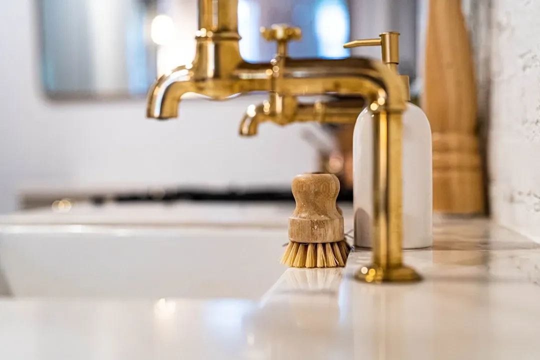 6. Polished Brass Fixtures (Image Credits: Unsplash)
