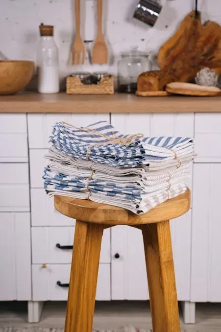 Sew Reusable Kitchen Essentials Like Pot Holders and Napkins (Image Credits: Pexels)