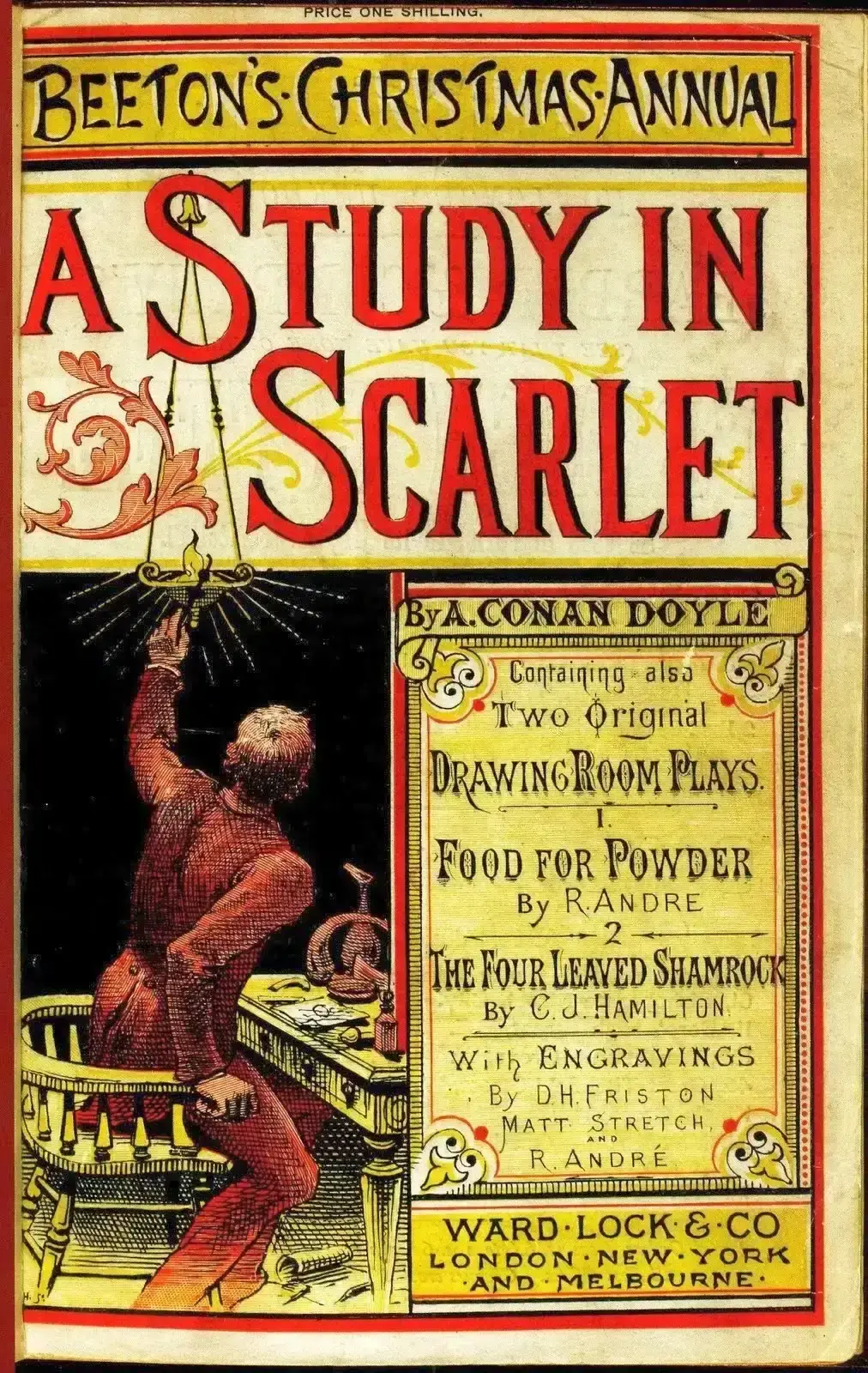 5. A Study in Scarlet by Arthur Conan Doyle (1887) - Blueprint of the Detective Novel (Image Credits: Transferred from en.wikipedia to Commons., Public domain)