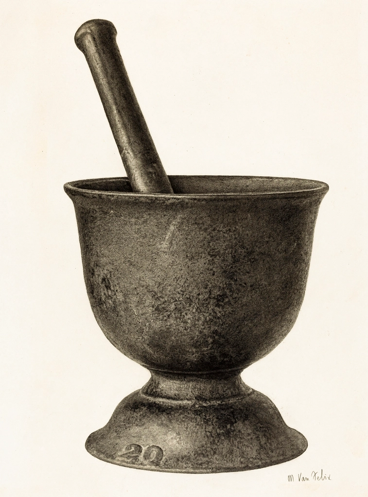 Cast Iron Mortar and Pestle Crushes Electric Grinders (Image Credits: Rawpixel)