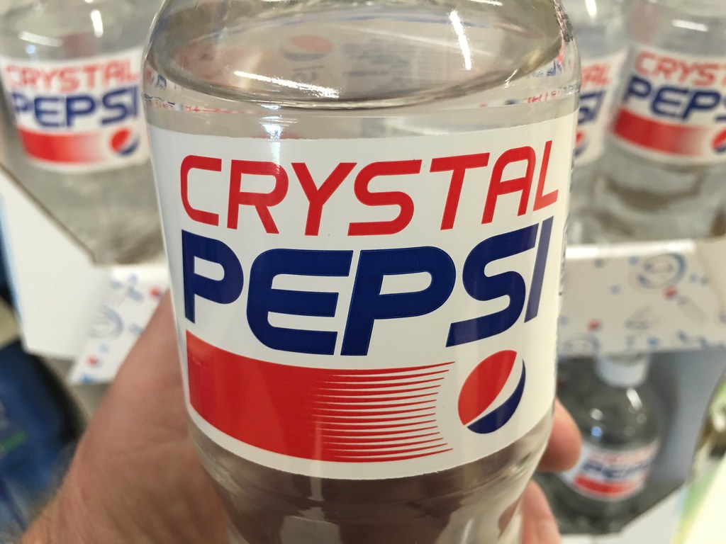 Crystal Pepsi: The Clear Cola Revolution (Image Credits: Flickr)