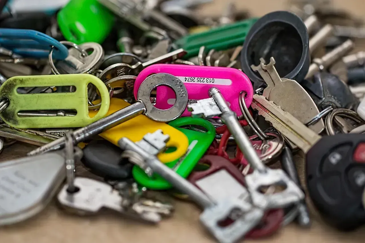 Vintage Automobile Brand Keychains (Image Credits: Pixabay)