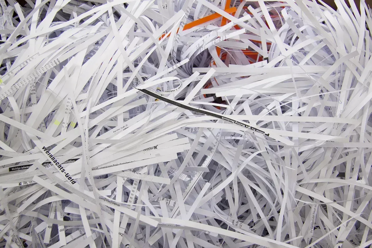 Shredded Paper (Image Credits: Pixabay)