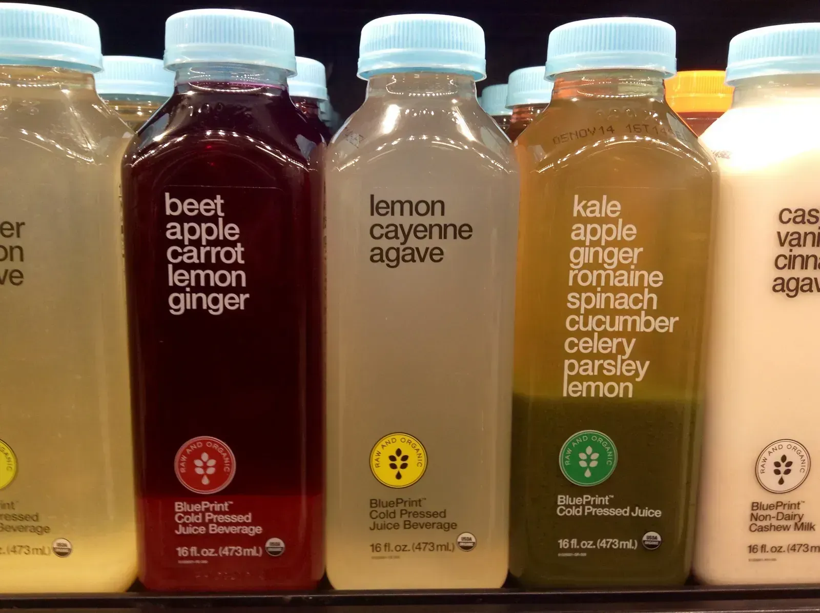 Cold-Pressed Juices (Image Credits: Wikimedia)