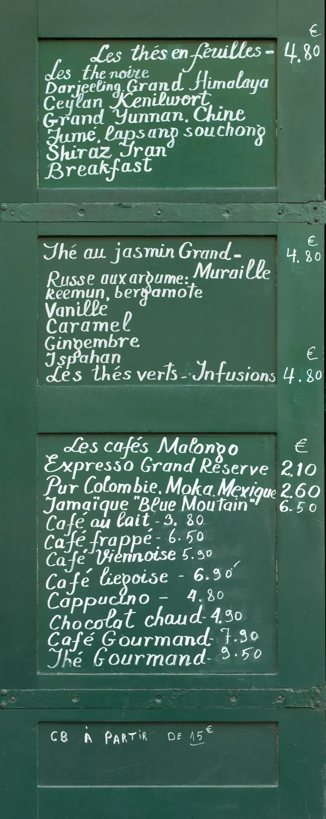 7. The Menu Offers No Allergen or Dietary Information (Image Credits: Unsplash)