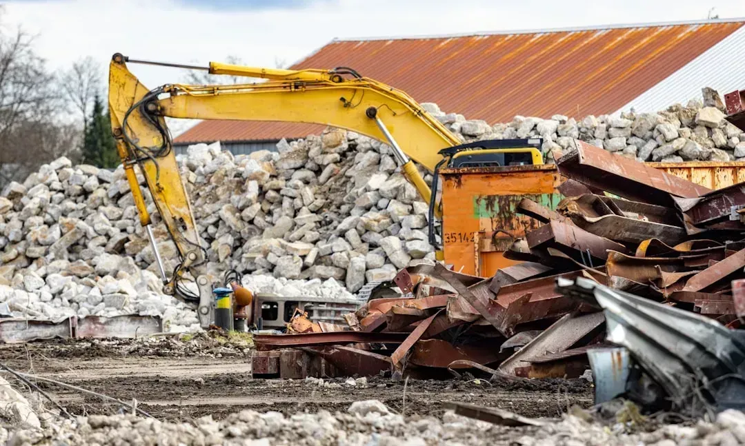 7. Construction and Demolition Debris (Image Credits: Unsplash)