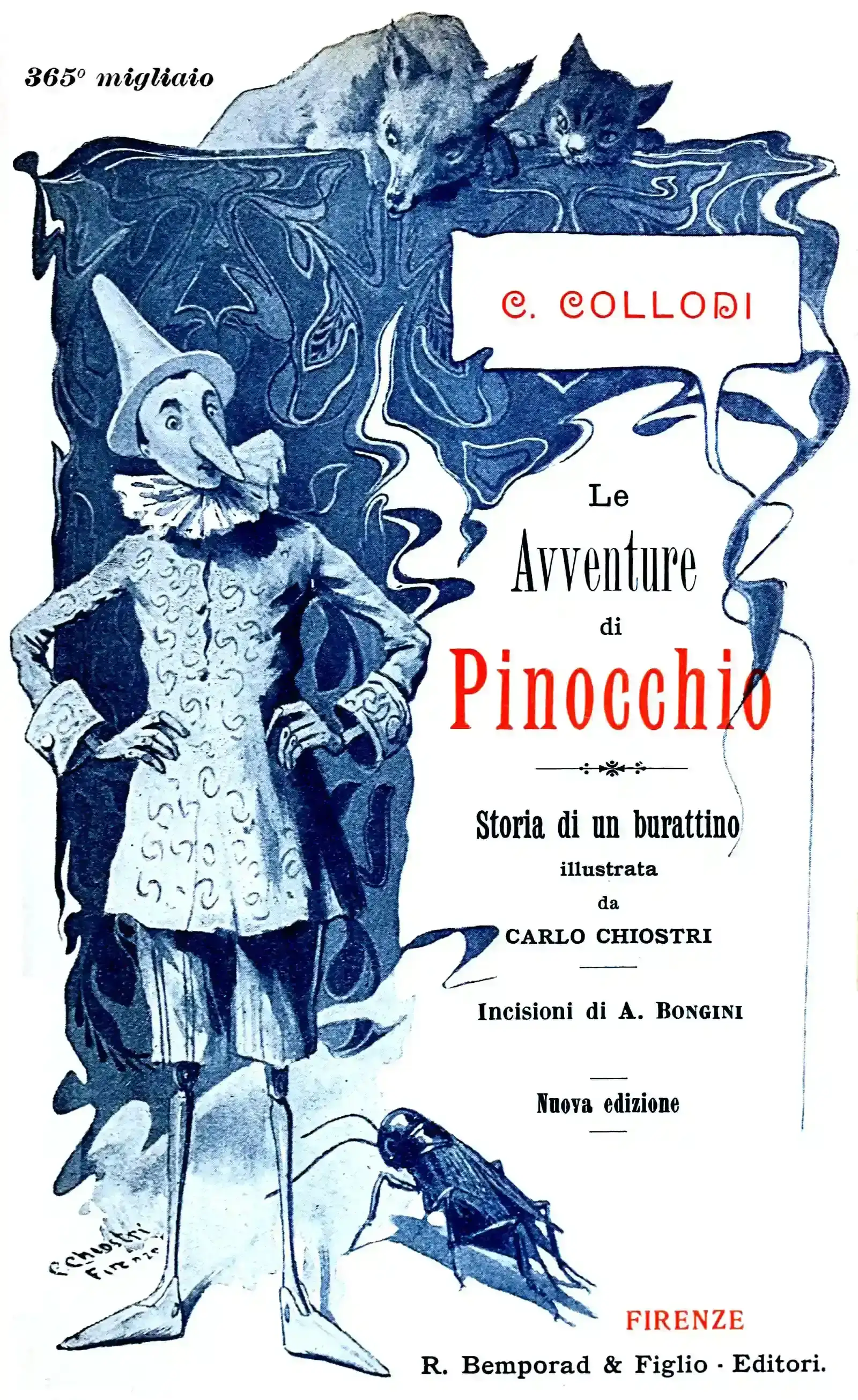 7. The Adventures of Pinocchio - Carlo Collodi (Image Credits: By Carlo Chiostri, Public domain)
