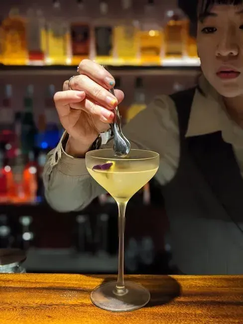 The Martinez - The Martini's Forgotten Ancestor (Image Credits: Pexels)