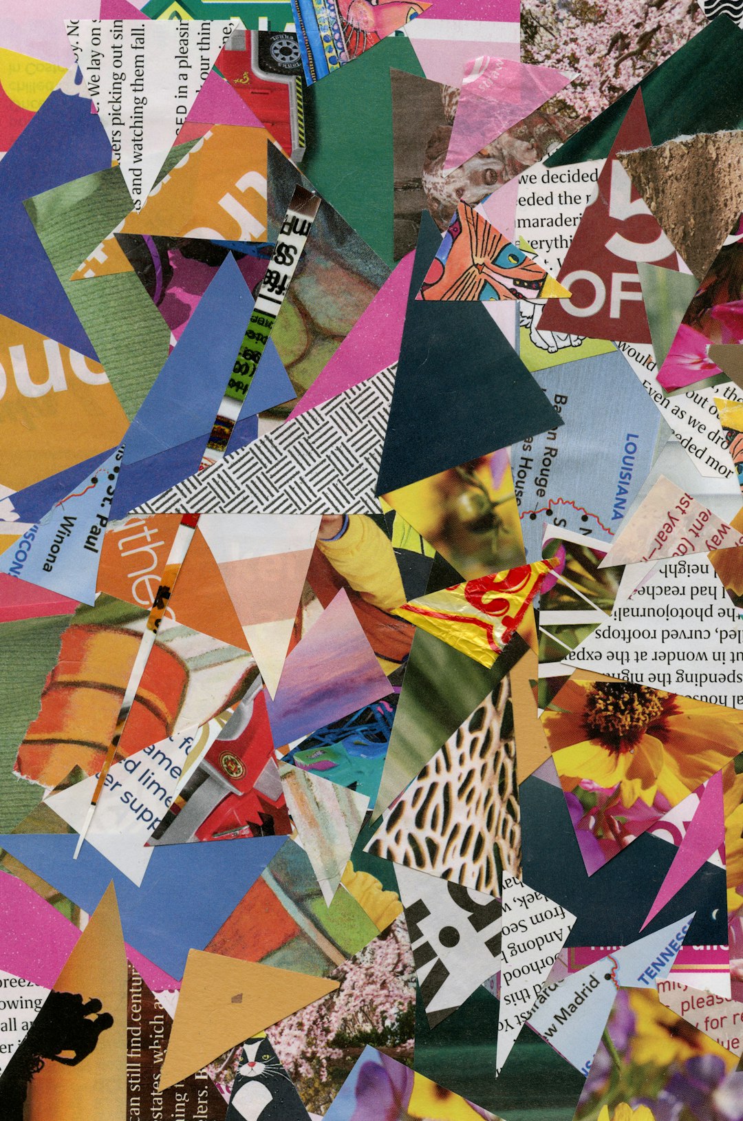 Vintage Magazines Create Textured Art Pieces (image credits: unsplash)