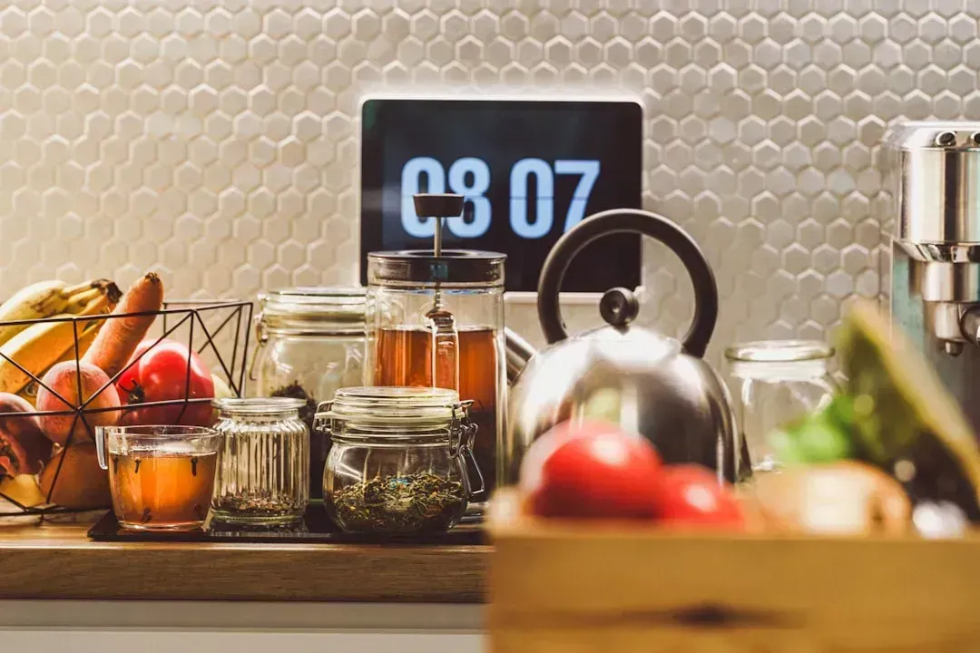 Kitchen Appliances with Digital Displays: Clocks You Never Look At (Image Credits: Unsplash)