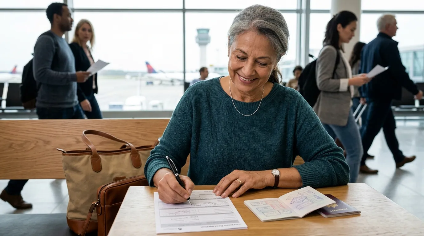 #7 - Always Carry a Pen and Pre-Fill Customs Forms (Image Credits: Gemini)