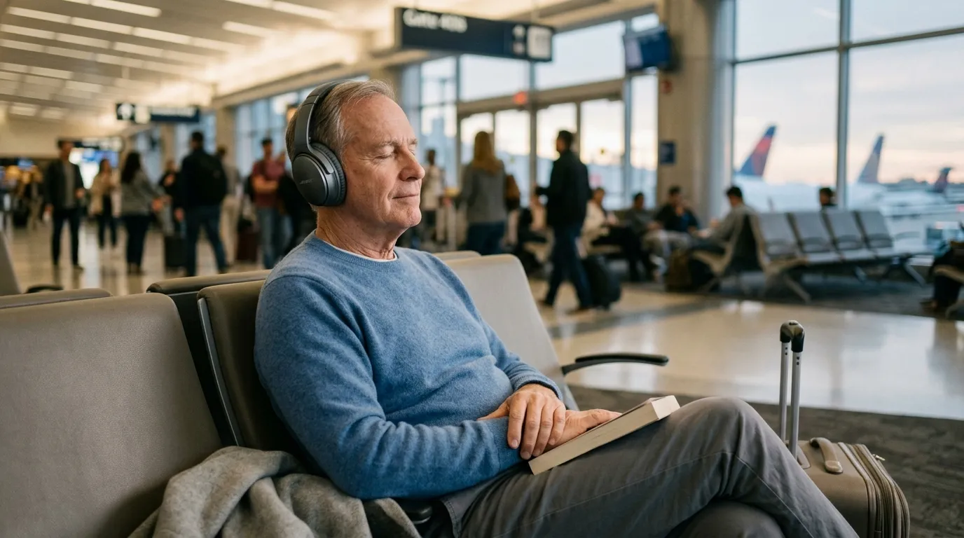#6 - Use Noise-Canceling Headphones as a Stress Management Tool (Image Credits: Gemini)
