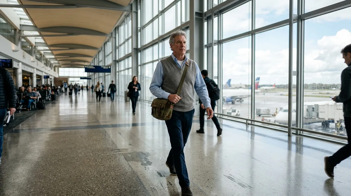 #4 - Walk a Slow Lap of the Terminal Instead of Sitting Still (Image Credits: Gemini)
