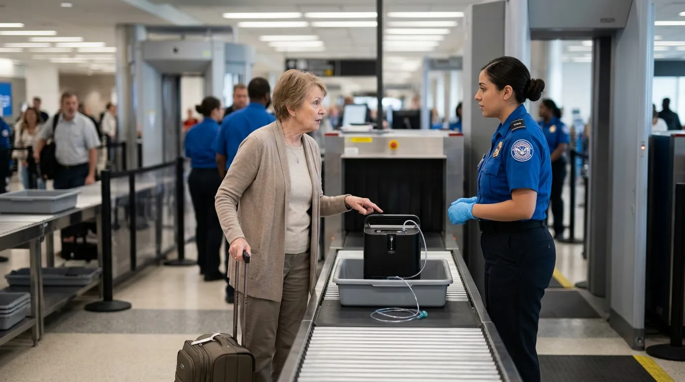 #5 - Whether You're Traveling with an Oxygen Device (Image Credits: Gemini)