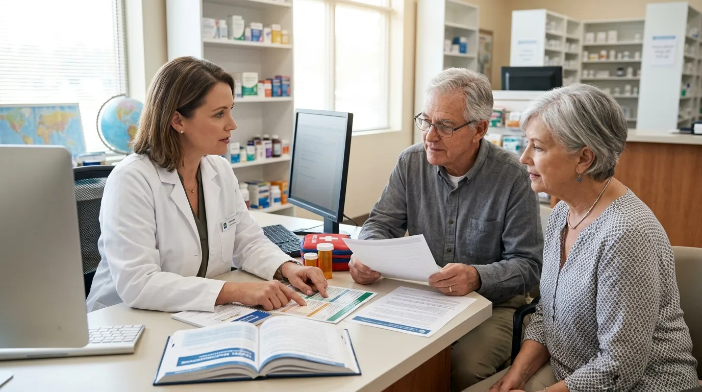 #13 – Book a Pre-Trip Pharmacy Consultation, Not Just a Doctor Visit (Image Credits: Gemini)