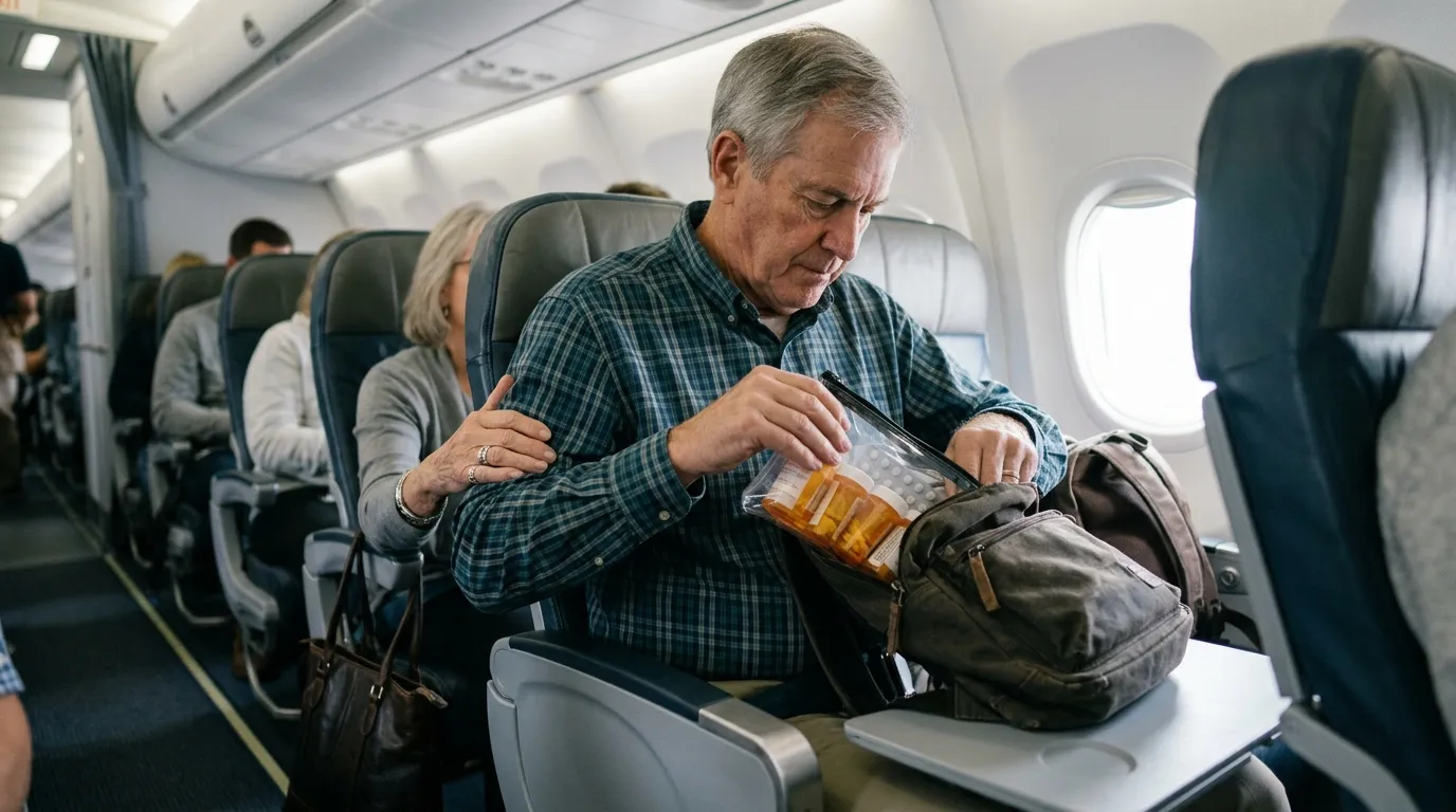 #9 – Always Pack Medications in Your Carry-On, Never in Checked Luggage (Image Credits: Gemini)