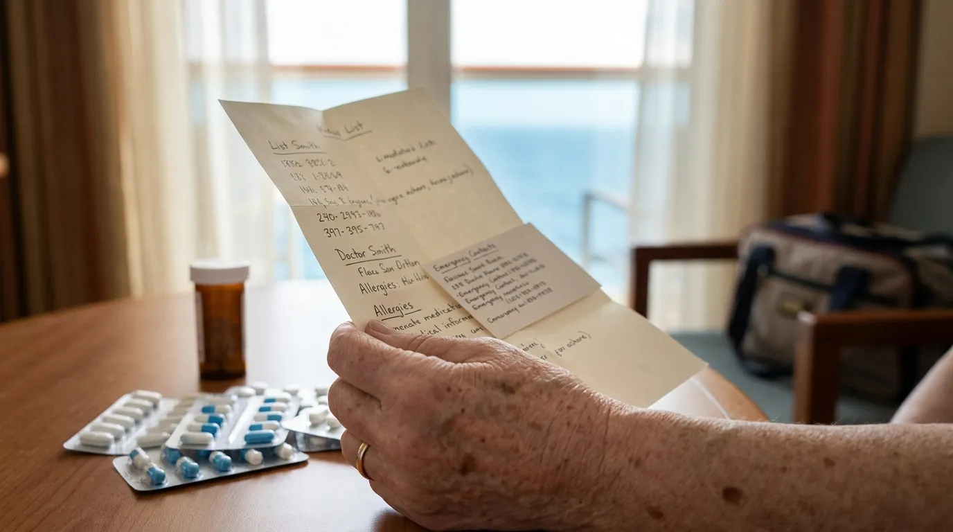 #14 &ndash; Bring a Written Medication List and Your Doctor's Contact Info (Image Credits: Gemini)